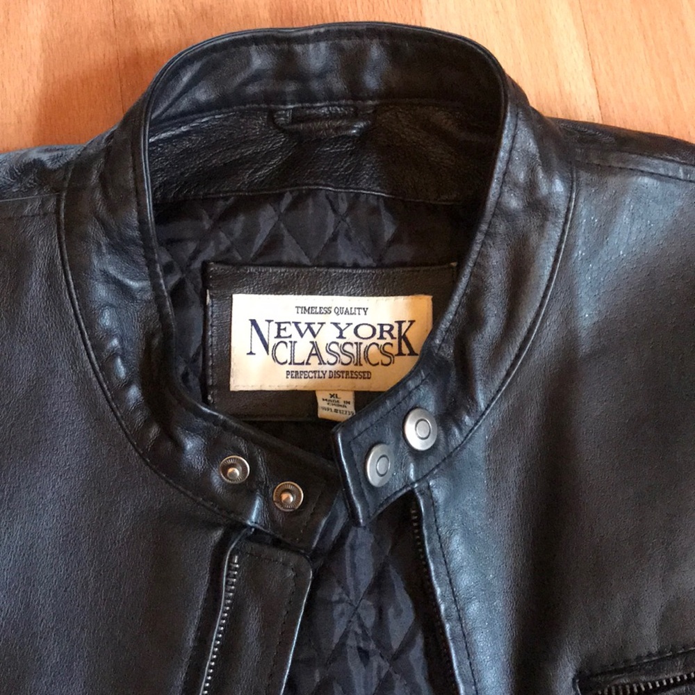 “New York Classics” Leather Sports Jacket